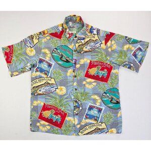 Reyn Spooner Hawaiian Traditionals Size Small Mens Rayon Short Sleeve Shirt